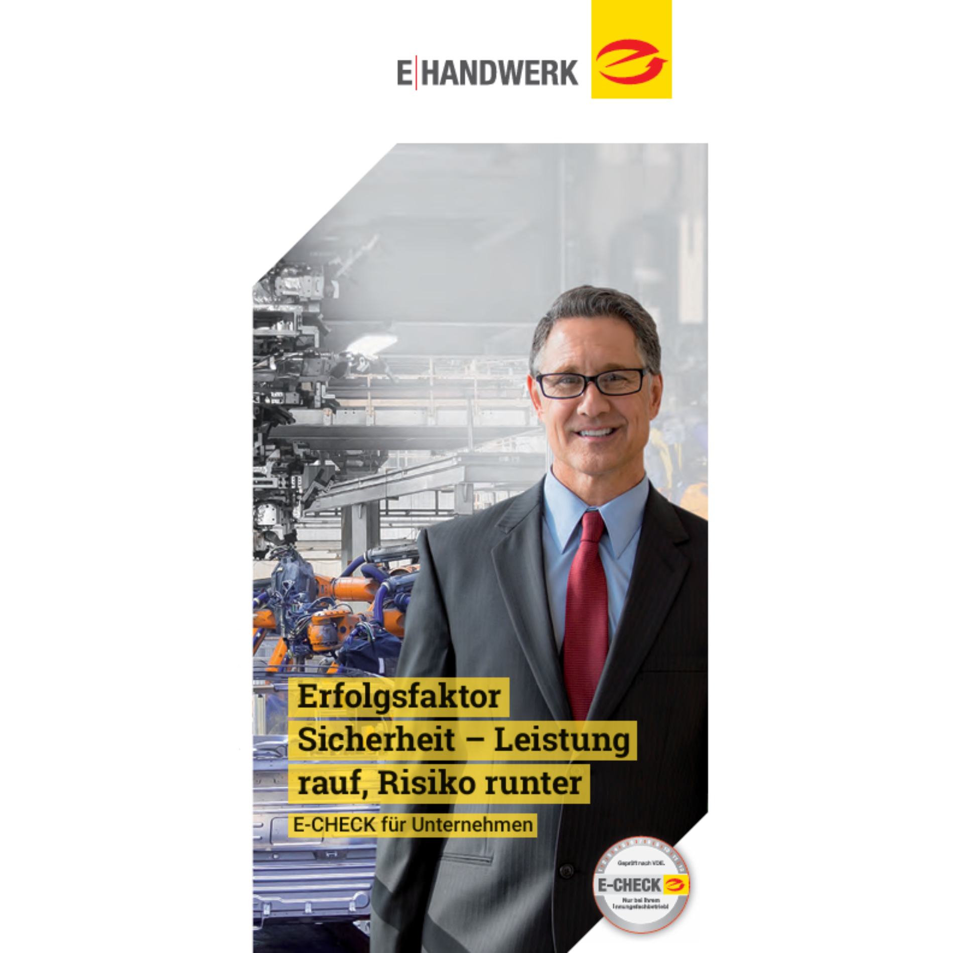 Flyer E-CHECK - Erfolgsfaktor Sicherheit