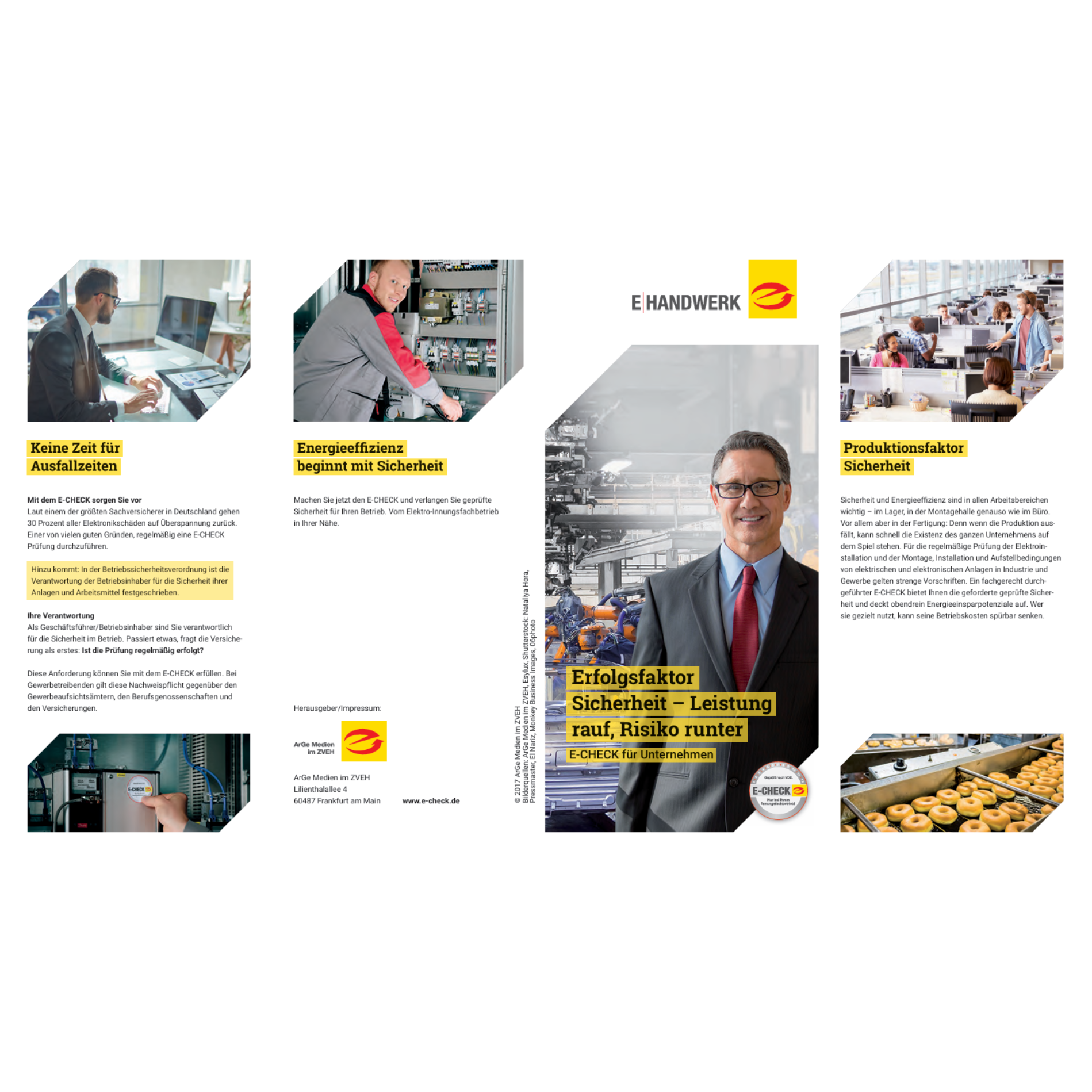 Flyer E-CHECK - Erfolgsfaktor Sicherheit – Bild 2