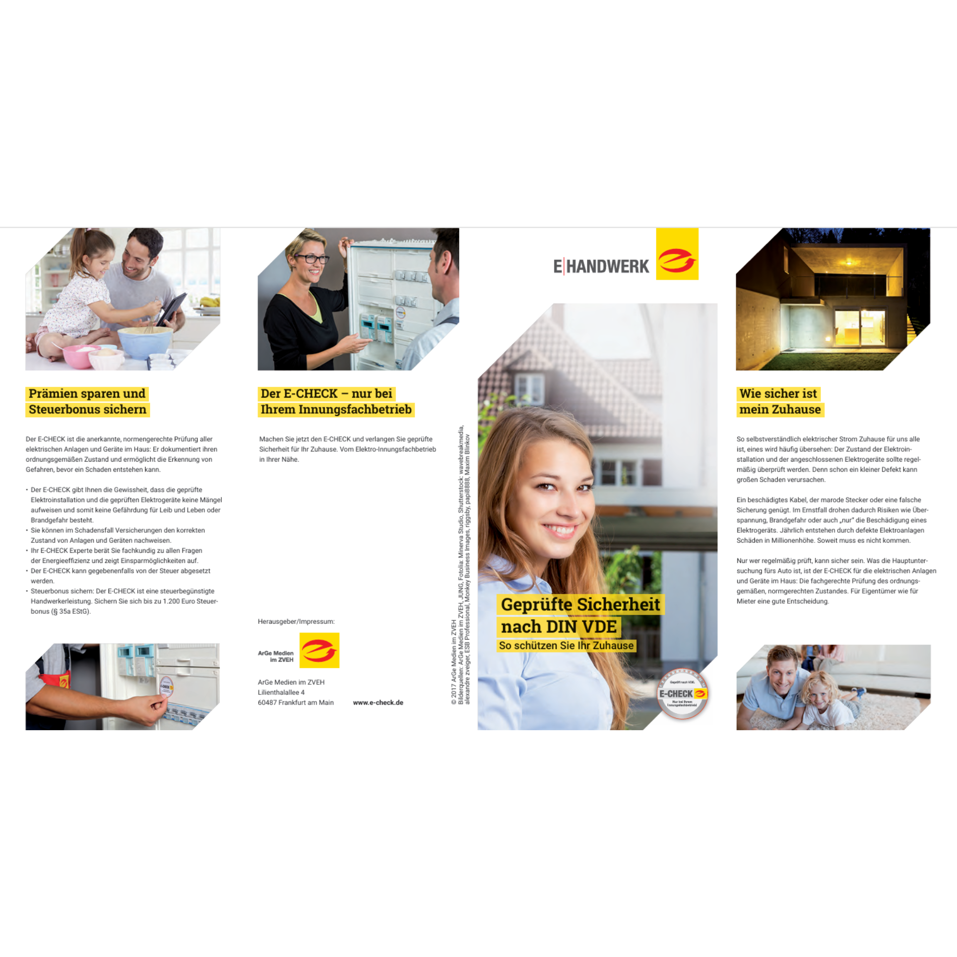 Flyer E-CHECK - Geprüfte Sicherheit nach DIN VDE – Bild 2