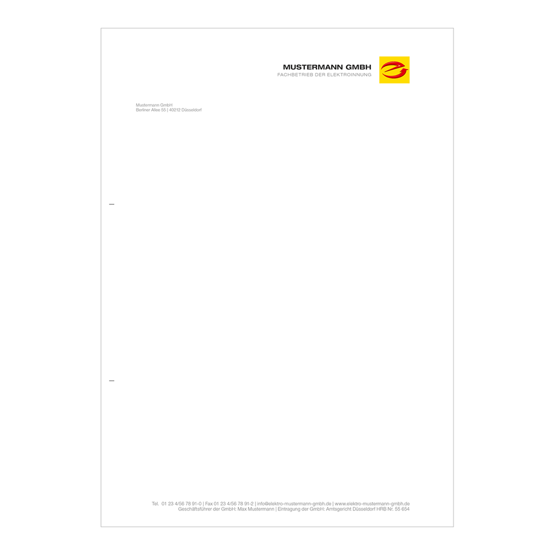 Briefpapier individuell