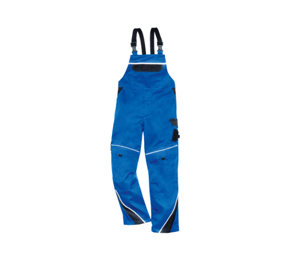 Latzhose Gr. 52 blau e-Marke