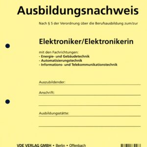 Ausbildungsnachweis Elektronik