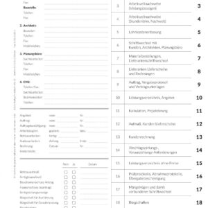 Register zur Auftragsabwicklung